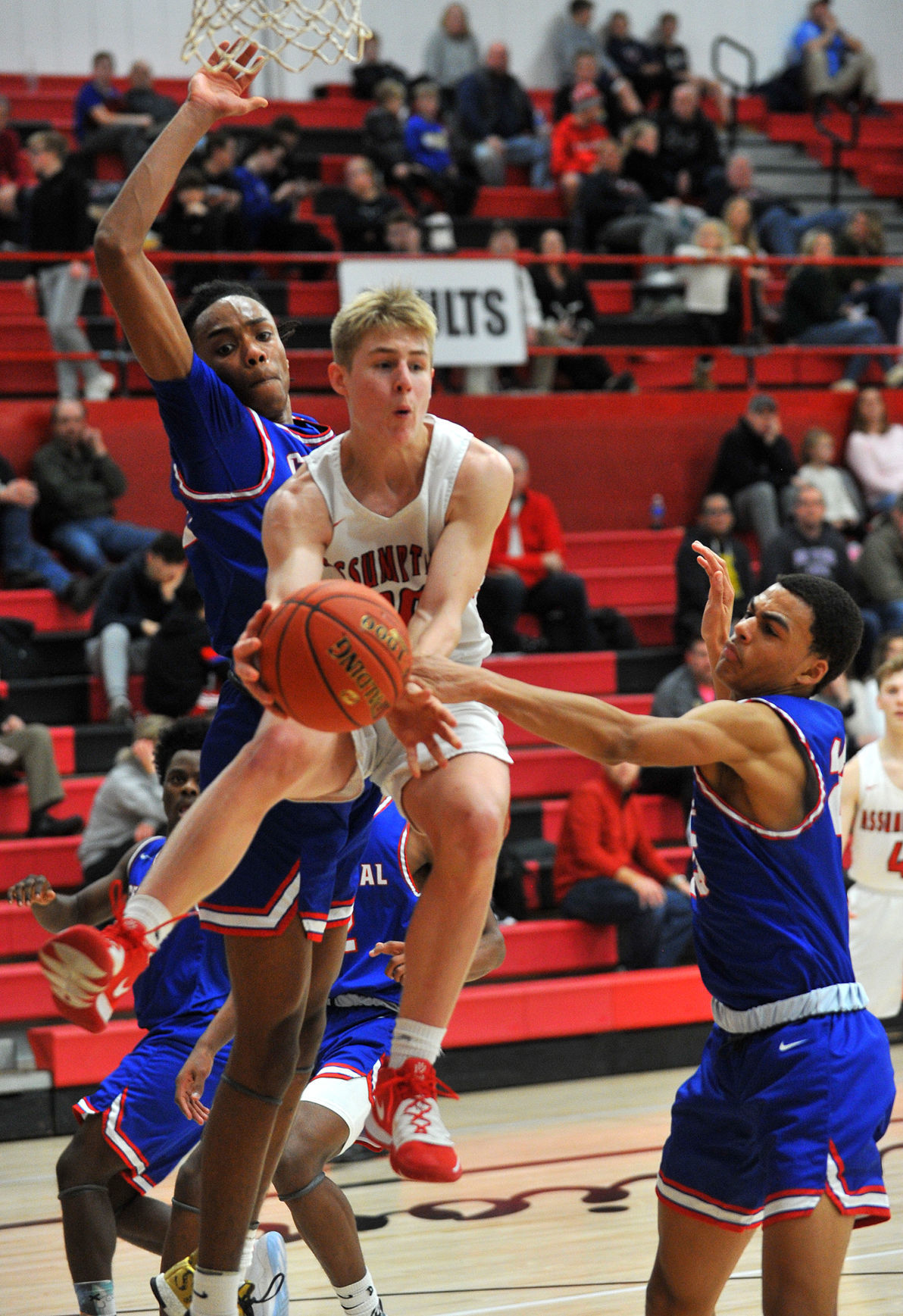Davenport Central at Assumption boys basketball
